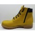 НЕТ В НАЛИЧИИ Ботинки мужские зимние/демисезонные нубук желтые 0034ТМ
