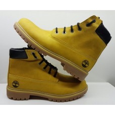 НЕТ В НАЛИЧИИ Ботинки мужские зимние/демисезонные нубук желтые 0034ТМ