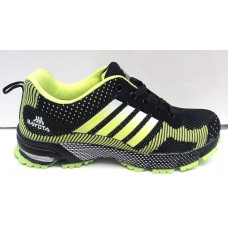 Кроссовки подростковые весна-лето черные с желтым 0002БАМ Кроссовки подростковые весна-лето черные с желтым 0002БАМ