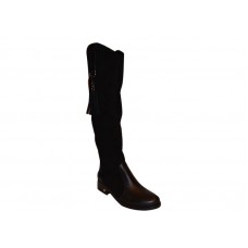 Сапоги-ботфорты женские зимние Украина кожа замша 0118УКМ