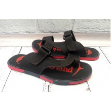 Шлепанцы мужские Timberland кожаные черные С0008