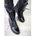 Ботинки осень весна высокие кожаные 4751НКМ