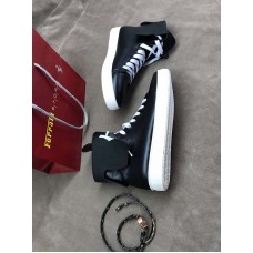 Женские ботинки на шнурках демисезонные кожа черные 0003ЗС