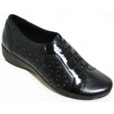 Туфли женские кожаные и замшевые 36-44 размеры черные 0023МД