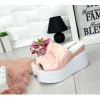 Шлепанцы сабо женские кожа натуральная 1590ТОПС