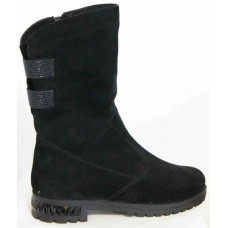 Женские сапоги демисезонные замша большие размеры 0052МД