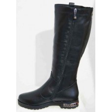 Женские сапоги осень/зима кожа большие размеры 0053МД