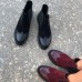 НЕТ В НАЛИЧИИ Женские ботинки Челси кожа+замша 0068СЗ