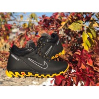 Ботинки подростковые зима кожа черные 0159НИМ