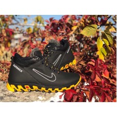 Ботинки подростковые зима кожа черные 0159НИМ