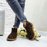 Угги короткие женские с орнаментом 0045БНМ