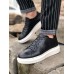 Туфли-слипоны мужские кожаные черные 0105ГРМ