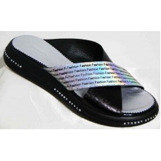 Шлепки на лето женские кожа серебристые (36-42 размеры) 0146МД