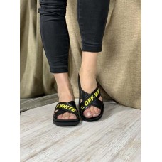 Летние шлепанцы женские кожа черные 0155АВК