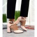 Туфли на каблуке с ремешком женские на лето разные цвета 2932ТОПС