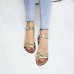 Женские босоножки без каблука 0063БНМ
