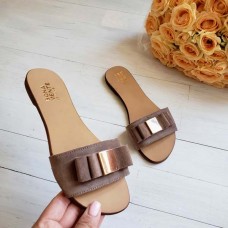 Женские шлепанцы натуральные в разных цветах 0064БНМ