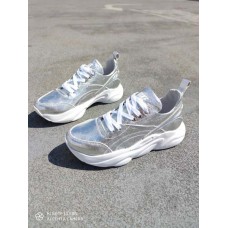 Женские кроссовки кожа/замша цвета разные 0718УКМ