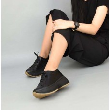 Кроссовки кожа женские высокая подошва деми или зима 3509ТОПС