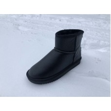 Угги женские с мехом натуральные кожаные 0127КФМ