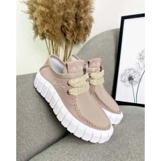 Модные женские кроссовки кожа/замша 3965ТОПС