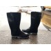 Мужские резиновые сапоги черные 0022РСМ