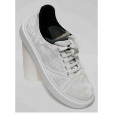 Мокасины женские белые кожа перфорированная р-ры 33-45 MD5320-56