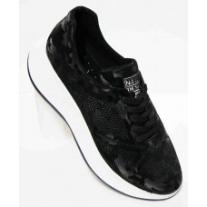 Черные женские мокасины кожа перфорированная р-ры 36-43 MD5320-60