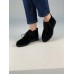 Женские ботинки ботильоны без каблука кожа/замш 0163АВК