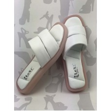 НЕТ В НАЛИЧИИ Оригинальные шлепки женские на лето кожаные 0015ЛЕКС