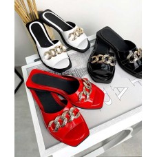 Шлепанцы женские натуральная лаковая кожа TOPs4681 – 11574