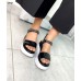 Женские босоножки на платформе натуральная кожа TOPs5041