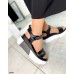 Женские босоножки на платформе натуральная кожа TOPs5041