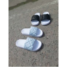 Шлепанцы женские натуральная кожа стеганая Uk0745