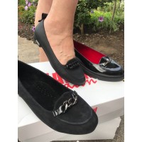 Женские туфли без каблука кожа/замш р-ры 33-44 MD0160