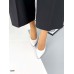 Туфли женские на устойчивом обтяжном каблучке кожаные TOPs5235