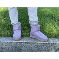 Замшевые угги с очками натуральные 38 размер 0080КФМ