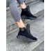 Женские кроссовки кожаные/замшевые зимние 415КОР
