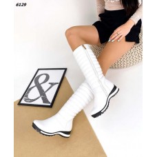 Женские зимние сапожки дутики натуральная кожа 8524ТОПС