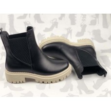 Ботинки женские Челси на резинке кожа деми/зима 0052ЛЕКС