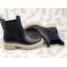 Ботинки женские Челси на резинке кожа деми/зима 0052ЛЕКС