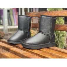 Угги женские зимние кожаные на шубном меху 0024УГМ