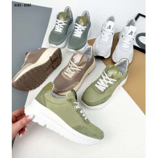 Женские кроссовки кожаные 6382ТОПС