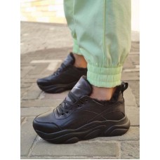 Зимние женские кроссовки натуральные кожаные zwtКОР