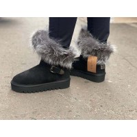 Угги женские замшевые 0414КФМ