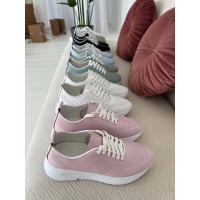 Кроссовки женские кожаные летние 517-1КОР