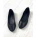 Женские балетки из кожи натуральные черные 0002АСТР