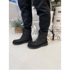 Сапоги дутики мужские зимние черные 40-45 размеры 0529КФМ