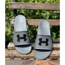 Мужские шлепки тапочки пена серые 0508КФМ