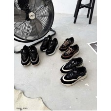 Женские замшевые кроссовки 9566ОПС